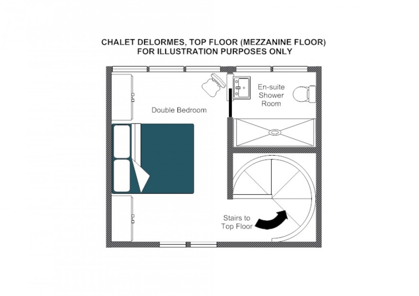 Chalet Delormes Verbier Floor Plan 1